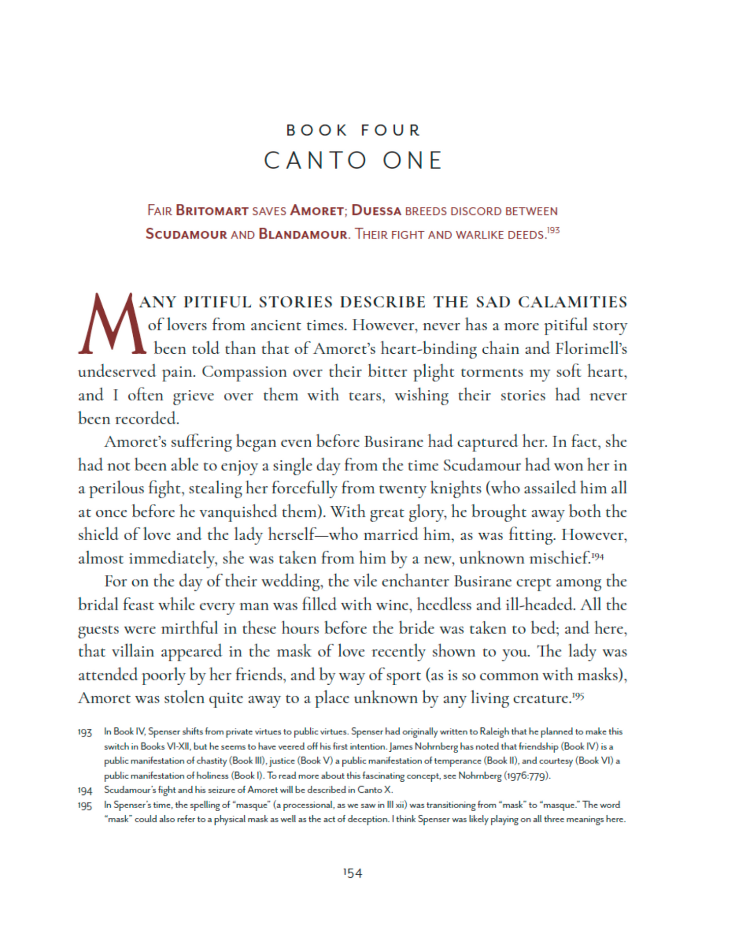 (PRE-ORDER) Edmund Spenser's The Faerie Queene, A Prose Rendering