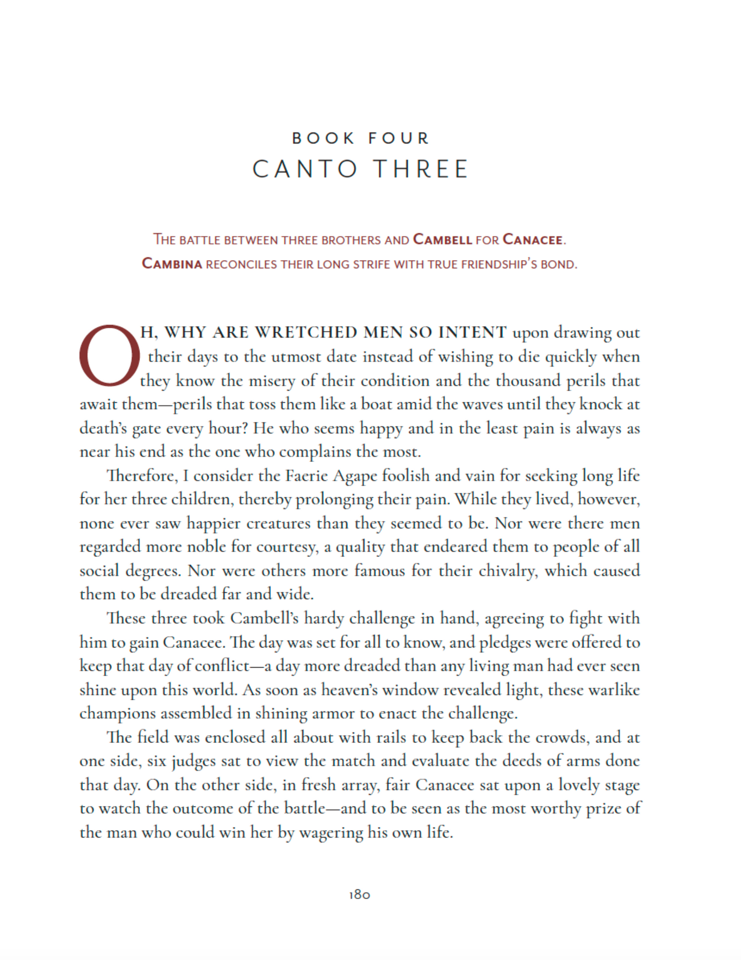 (PRE-ORDER) Edmund Spenser's The Faerie Queene, A Prose Rendering